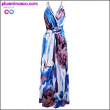 Plus Minus Co Maxi : Multicolor Tropical Jungle Leaf Boho, view 2