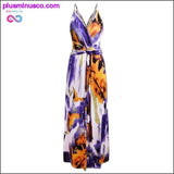 Plus Minus Co Maxi : Multicolor Tropical Jungle Leaf Boho, view 3