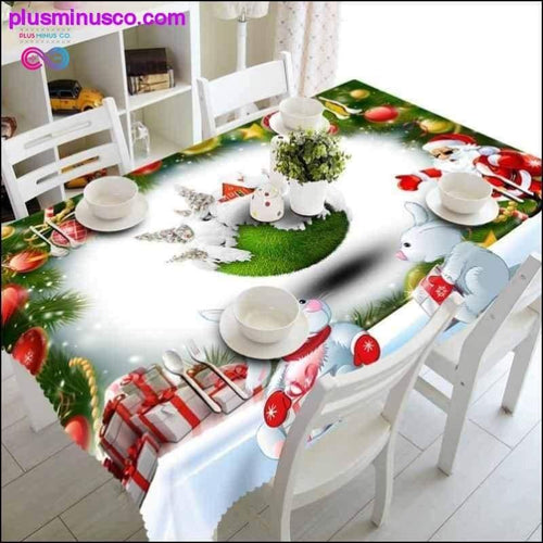 Plus Minus Co Meijuner New Year Christmas Tablecloth Kitchen Dining Table