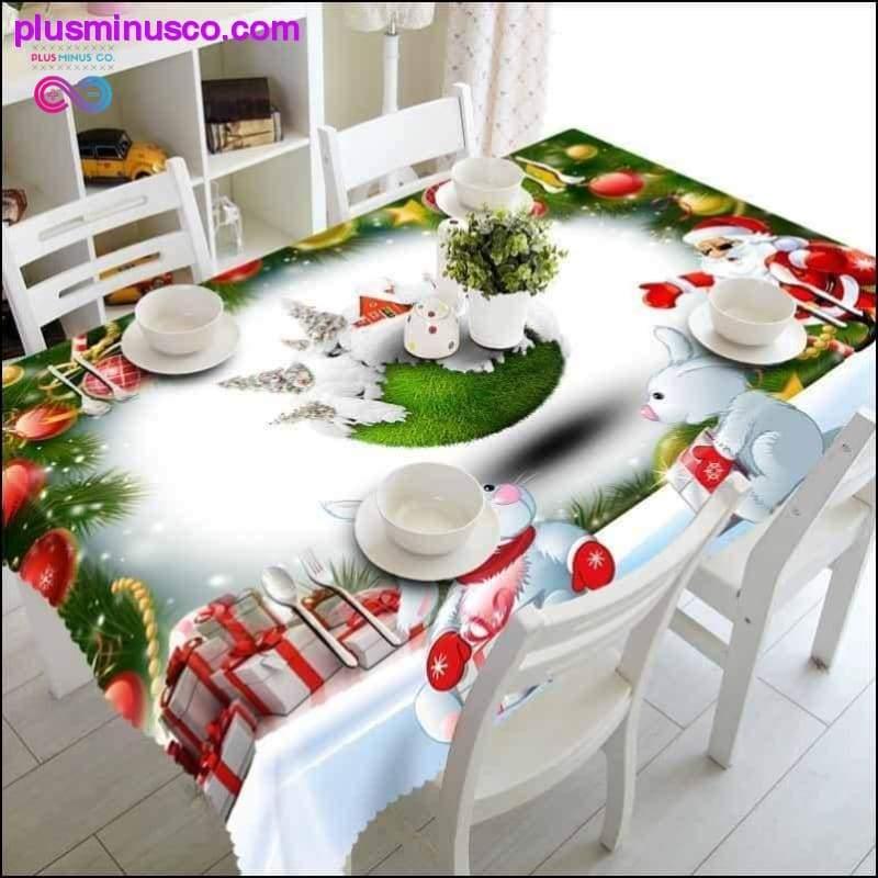 Plus Minus Co Meijuner New Year Christmas Tablecloth Kitchen Dining Table