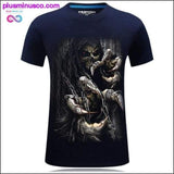 Plus Minus Co Men animal T-Shirt orangutan/gas monkey/Wolf 3D Printed, view 5