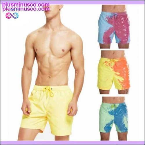 Plus Minus Co Men Beach Short Quick Dry High Temperature Discoloration