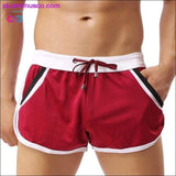 Plus Minus Co Men Running Shorts Gym Training Sportwear Home Leisure Wear, view 2