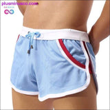 Plus Minus Co Men Running Shorts Gym Training Sportwear Home Leisure Wear, view 3