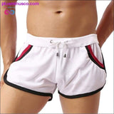 Plus Minus Co Men Running Shorts Gym Training Sportwear Home Leisure Wear, view 4