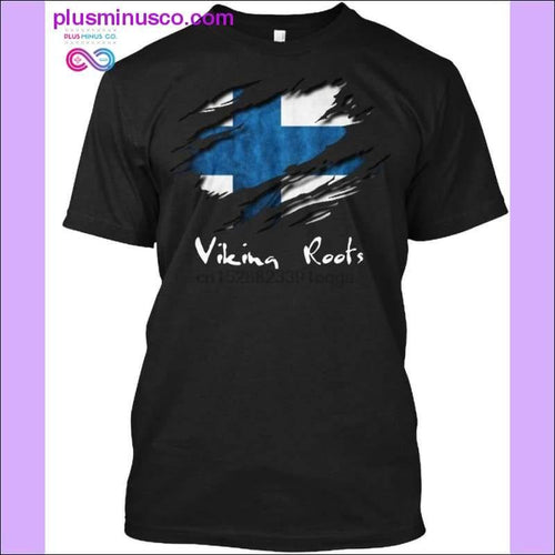 Plus Minus Co Men T Shirt Viking Roots Finland Women t-shirt