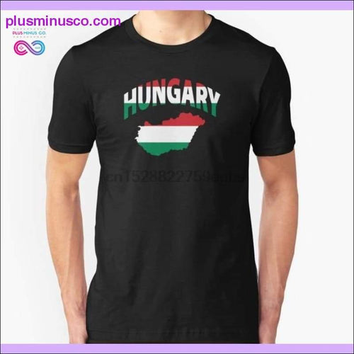 Plus Minus Co Men tshirt Hungary flag Hungary map T Shirt women T-Shirt