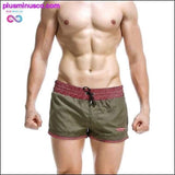 Plus Minus Co Mens Beach Shorts Breathable Quick Dry Nylon Fabric, view 3