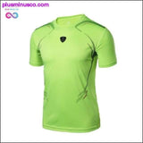 Plus Minus Co Men Clothing Activewear T-Shirt Breathable Quick-Drying, view 3