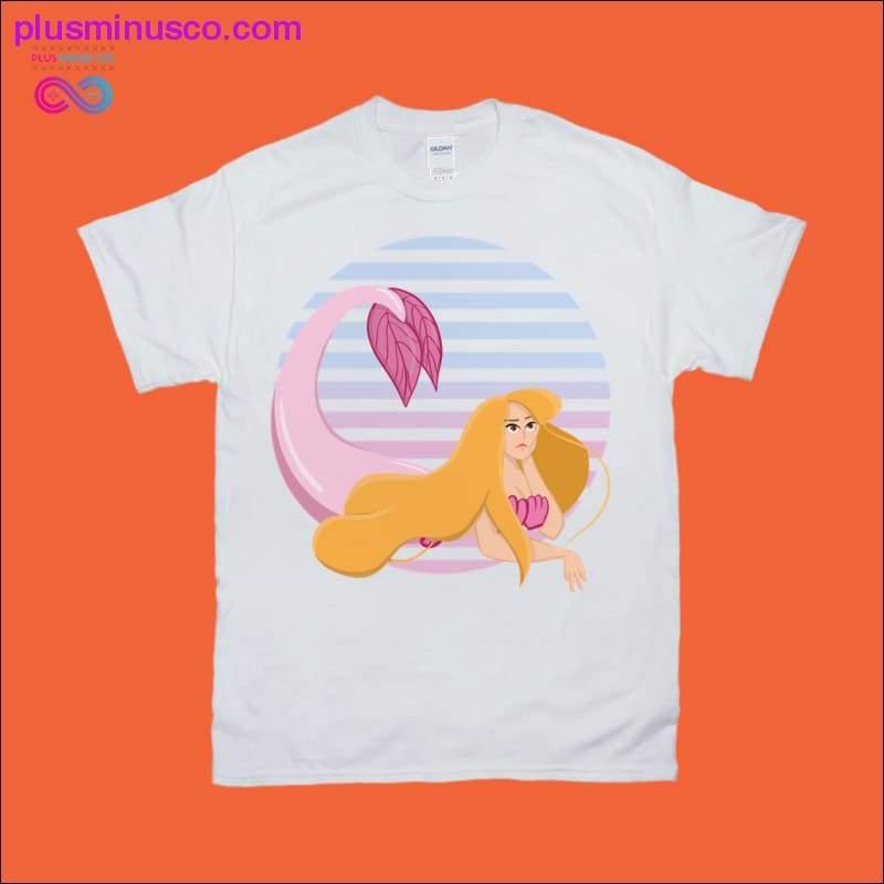 Plus Minus Co Mermaid Pink Blue T-Shirts
