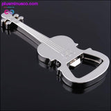 Plus Minus Co Metal Beer Guitar Bottle Opener and Keychain Ring, view 5