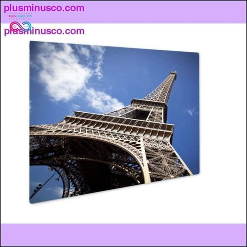 Plus Minus Co Metal Panel Print, Eiffel Tower