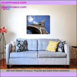 Plus Minus Co Metal Panel Print, Eiffel Tower, view 3