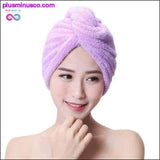 Plus Minus Co Microfiber Hair Towel with Quick Drying and Super Absorbent, view 3