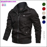 Plus Minus Co Military Jacket Men Spring Autumn Cotton Windbreaker Pilot, view 3