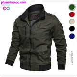Plus Minus Co Military Jacket Men Spring Autumn Cotton Windbreaker Pilot, view 6
