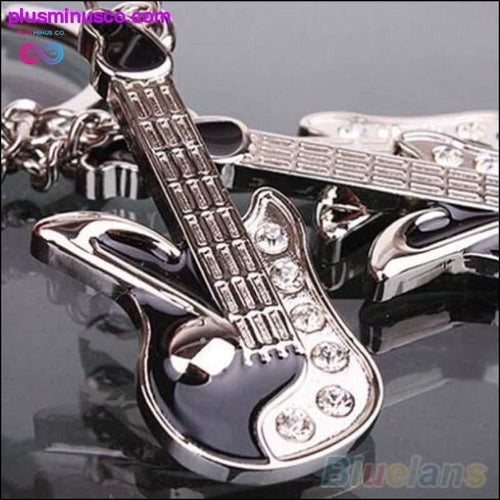 Plus Minus Co Mini Guitar KeyChain