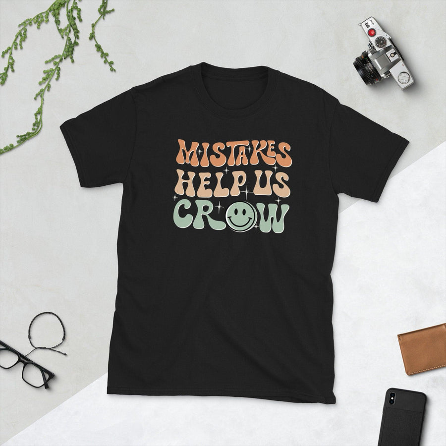 Plus Minus Co Mistakes Help Us Grow Retro Groovy Shirt, Back to School Shirt, Elementary School Teacher Shirt