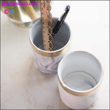Plus Minus Co Modern Minimalist Marbled Porcelain Ceramic Cup, view 2