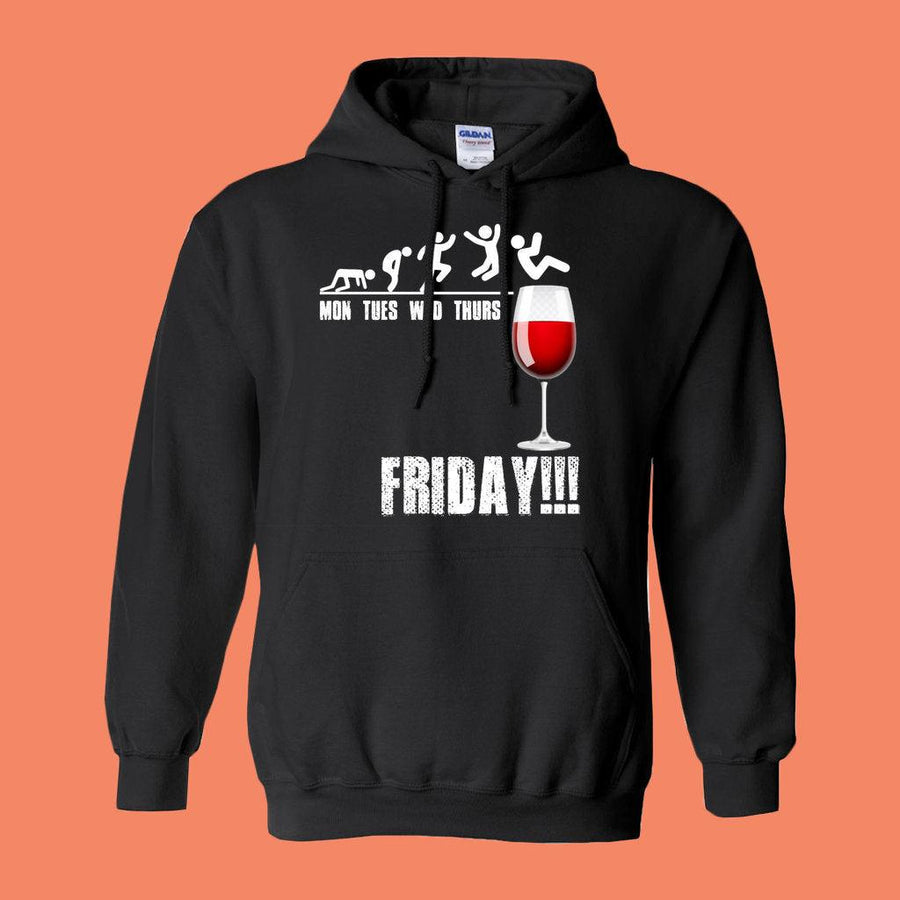 Plus Minus Co Mon Tues Wed Thurs Friday!!! Hoodies (No-Zip/Pullover)