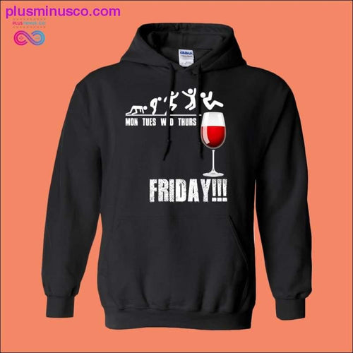 Plus Minus Co Mon Tues Wed Thurs Friday!!! Hoodies (No-Zip/Pullover)