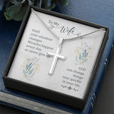 Plus Minus Co Motivational Necklace Gift, Cross Pendant Necklace, Necklace, view 2