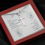 Plus Minus Co Motivational Necklace Gift, Cross Pendant Necklace, Necklace, view 6