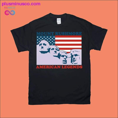 Plus Minus Co Mount Rushmore American Legends | American Flag T-Shirts
