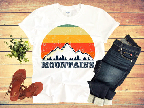 Plus Minus Co Mountains | Retro Sunset T-Shirts, Undefeated Hide and Seek World Champion Bigfoot Shirt