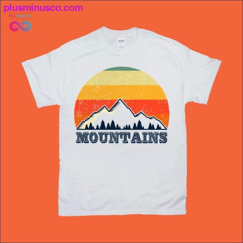 Plus Minus Co Mountains | Retro Sunset T-Shirts