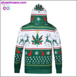 Plus Minus Co Mr.1991INC New Fashion Hooded christmas 3d Hoodies Men/Women, view 3