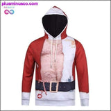 Plus Minus Co Mr.1991INC New Fashion Hooded christmas 3d Hoodies Men/Women, view 4