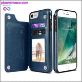 Plus Minus Co Multi Card Holders PU Leather Phone Cases For iPhone X, 6,, view 4