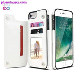 Plus Minus Co Multi Card Holders PU Leather Phone Cases For iPhone X, 6,, view 5