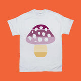 Plus Minus Co Mushroom Shape | Retro Sunset T-Shirts, view 3