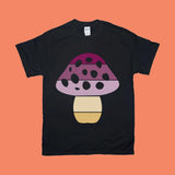 Plus Minus Co Mushroom Shape | Retro Sunset T-Shirts, view 2
