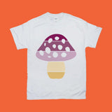 Plus Minus Co Mushroom Shape | Retro Sunset T-Shirts, view 3