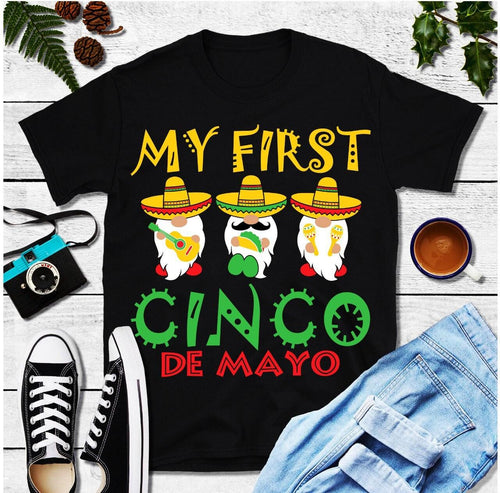 Plus Minus Co My First Cinco De Mayo T-Shirts, Let'S Fiesta | Cinco De Mayo T-Shirts, Happy Cinco De Mayo