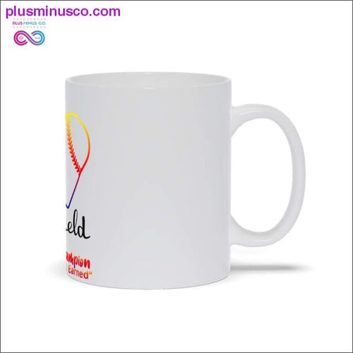 Plus Minus Co My Heart is on that Field Mugs