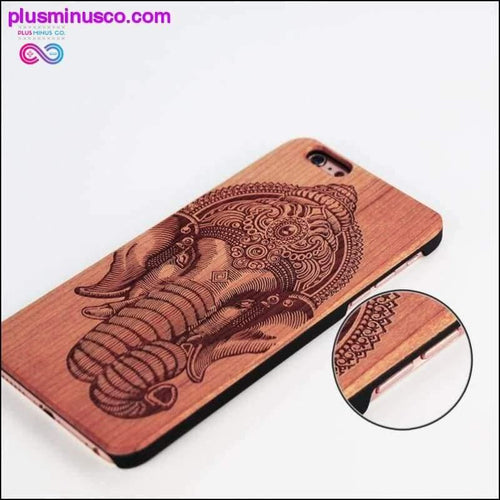 Plus Minus Co Natural Wood iPhone Case for 5, 5s, SE, 6, 6s, 6plus, 6splus