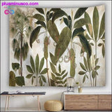 Plus Minus Co Nature Wall Tapestry Tree Forest Starry Sky Psychedelic, view 4