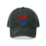 Plus Minus Co Never Apologize for being right Unisex Trucker Hat, view 2