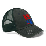 Plus Minus Co Never Apologize for being right Unisex Trucker Hat, view 3