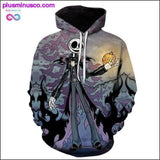 Plus Minus Co New 3D printing hoodie men's women's printed Christmas tree, view 3