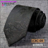 Plus Minus Co NEW 8CM Men Ties Fashion Paisley Pattern High Quality, view 2