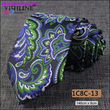 Plus Minus Co NEW 8CM Men Ties Fashion Paisley Pattern High Quality, view 3