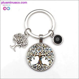 Plus Minus Co 9-color Crystal Stone Tree of Life Statement Keychain Art, view 4