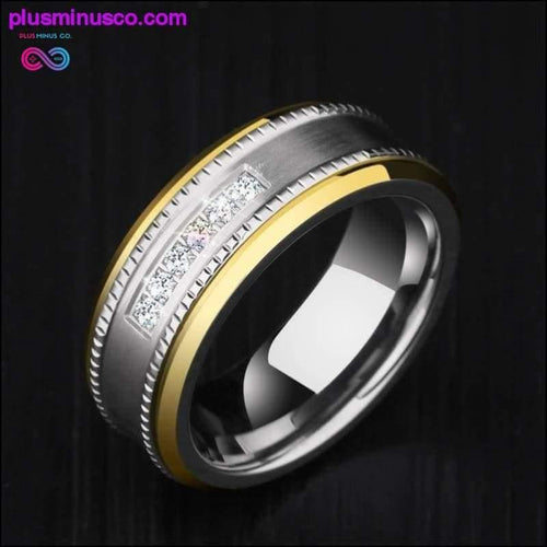 Plus Minus Co New Arrival 8mm Width 85.7% Tungsten Carbide Engagement