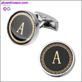 Plus Minus Co New Arrival Fashion Letter A D R H M Cufflinks The English, view 4