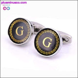 Plus Minus Co New Arrival Fashion Letter A D R H M Cufflinks The English, view 5